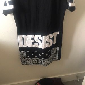 Paisley Print T shirt Dress